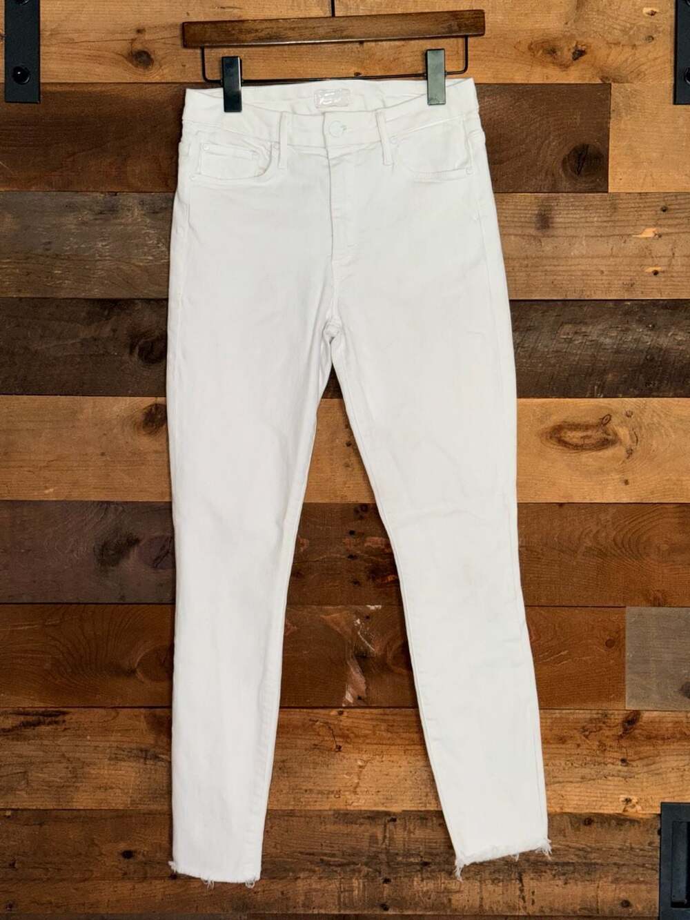MOTHER 26 High Waisted Looker Ankle Skinny Jeans 0676